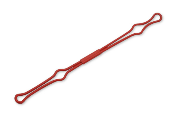 Draadklem, smalle insteek, 150 mm, rood