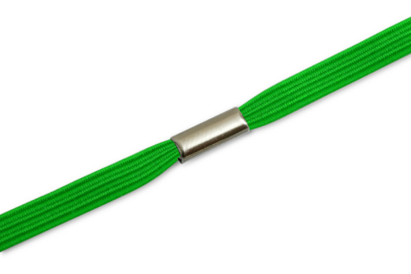 Elastiek gemonteerd op ring, groen