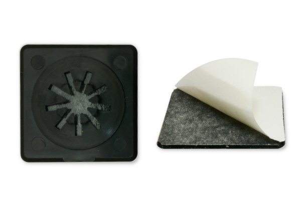 CD-houders, 40 x 40 mm, zwart