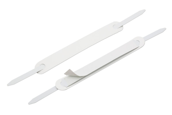 SK-hechtmechanismen, Afdekstrips 95 x 12 mm, wit