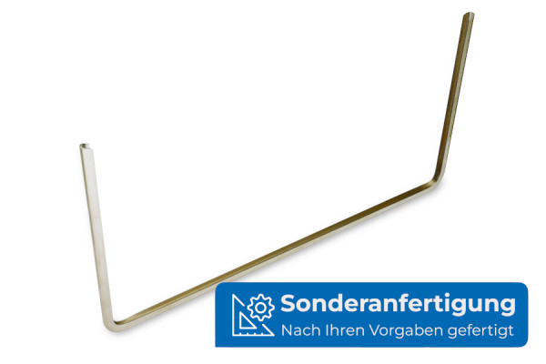 Hoekbeschermers U-vorm, speciale productie, vernikkeld