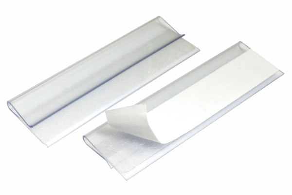 Klemprofielen, zelfklevend, 1 mm bevestiging, transparant