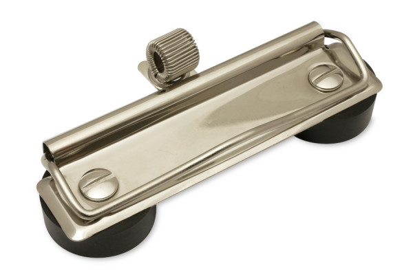 Magnetische klemechanieken, 100 mm breed, vernikkeld met metalen pennenhouders