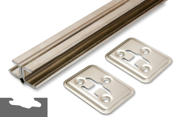Pendelstangen voor pendelhechters, Systeem Zippel, 1.000 mm, incl. houder