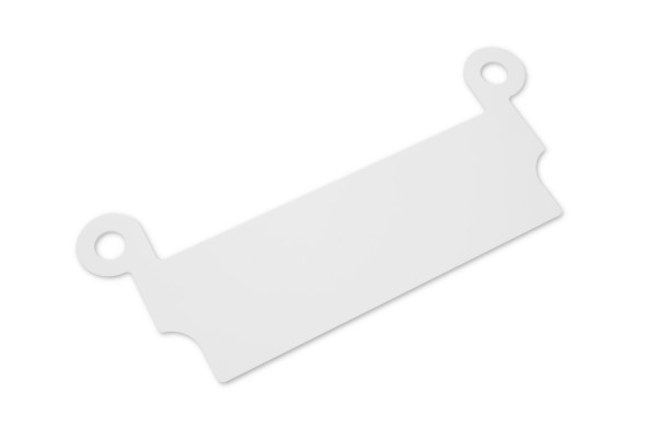 Hechtapparaat, zonder sleuf, wit, 92 mm