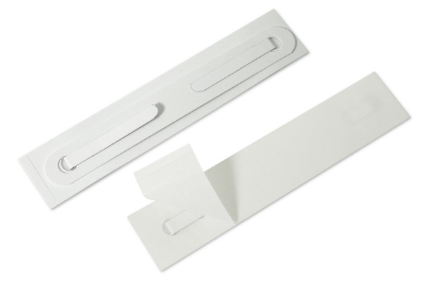 SK-hechtmechanismen, voor rekeningafschriftmappen, 97 x 20 mm, wit
