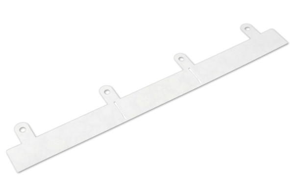 Afhechtmechaniek, gesleufd, transparant, 280 mm