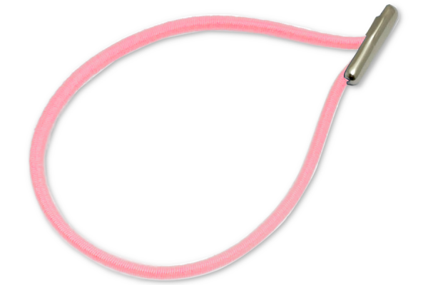 Elastiekjes in druppelvorm gemonteerd, roze