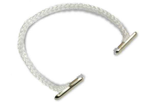 Draagbeugels van PP-koord, 5 mm diameter, wit