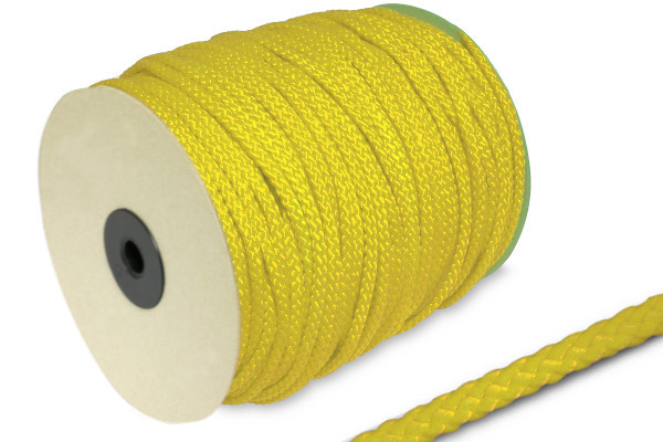 PP-koord, 5 mm Ø, op rol van 100 m, geel