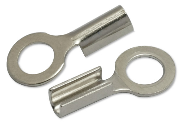 Kabelklemmen voor Elastiek/koord, gesloten, vernikkeld