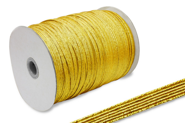 Plat rubber, op rol van 500 m, goud