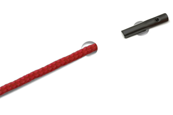 PP-koorden met Splitpennen, rood