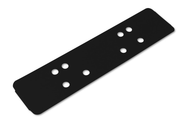 Universele afhechtstrips van kunststof, zwart